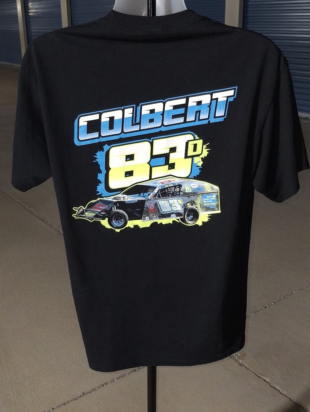Vintage COLBERT 83 RACING T SHIRT size Large